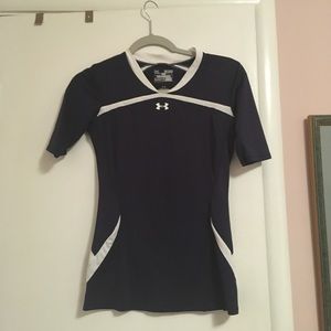 Blue and White Under Armour Shirt